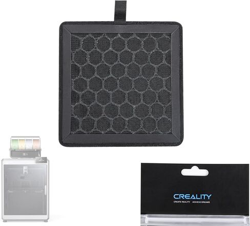 Creality K2/K2 Pro/K2 Plus Plus Activated Carbon Air Filter 101×101×10, Original Air Purifier Replacement Parts, 3D Printer Accessories in Saudi Arabia