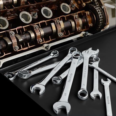 DURATECH 21mm Combination Wrench, Metric, CR-V Constructed with Mirror Polish, 12-Point, 15-Degree Offset in Saudi Arabia