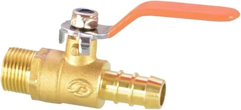 12mm Hose x 1/2" BSP Female Thread Brass Shut Off Ball Valve Long Handle IHNIEAEW in Saudi Arabia