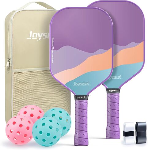 Pickleball Paddles Set of 2, Lightweight Pickleball Racket for Beginner, USAPA Approved Fiberglass Surface Pickleball Set with Non-Slip Comfort Grip in Saudi Arabia