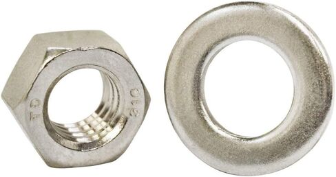 WLL 1,050 Pounds 3/8 Inch x 12 Inch Fully Threaded Marine Stainless Steel Turned Eye Bolt Nut Washer in Saudi Arabia
