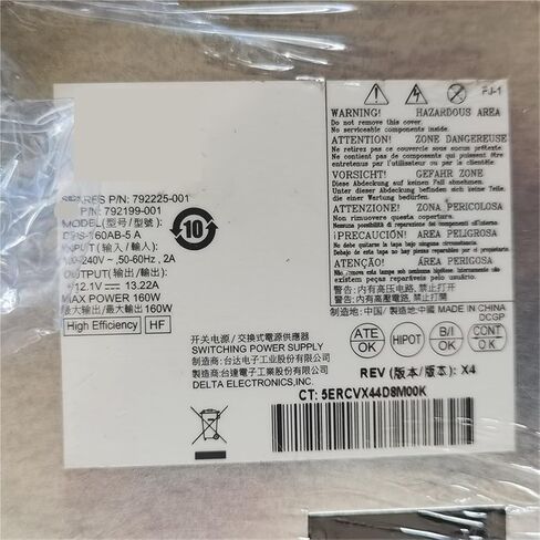 Power Supply PSU Adapter Switch for 792199-001 905301-003 792225-001 DPS-160AB-5A in Saudi Arabia