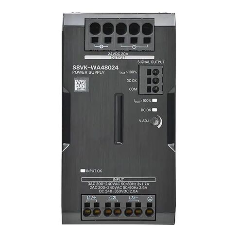 1 قطعة S8VK-WA48024 3PHS 200V PWR SUP 20A 24VDC تحويل التيار الكهربائي in Saudi Arabia