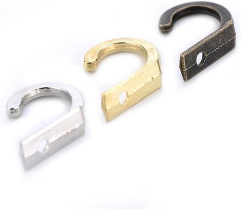 10 Pcs Hat Bag Clothes Towel Organizer Shelf Storage Coat Hanger Wall Door Metal Antique Hooks Single Prong Hook(Bronze) in Saudi Arabia