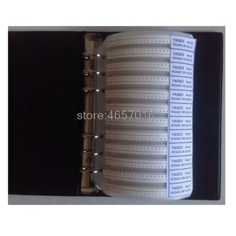 1206 مقاوم SMD عينة كتاب 1% التسامح 170valuesx50pcs = 8500 قطعة طقم المقاوم 0R ~ 10M in Saudi Arabia