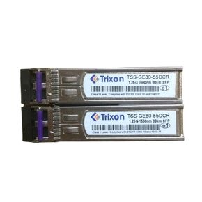 وحدة الألياف الضوئية TSS-GE80-55DCR 1.25G 1550nm 80KM SFP in Kuwait