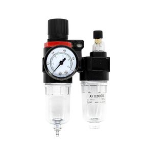 AFR2000+AL2000 G1/4 air Compressor Oil-Water Separator air Filter Suitable for Pressure reducing Valve Regulator AFC2000 with pc4 Pc6 Pc8(AFC2000 add PC4) in Saudi Arabia
