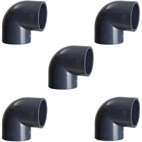 (5 pack) ERA Sch 80 PVC 2 Inch 90 Degree Elbows, Socket in Saudi Arabia