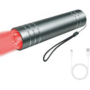 Red Light Therapy Device for Joint and Muscle, 660nm&850nm LED Light Therapy Wand, Portable Infrared Light Therapy Torch, Near Infrared Light for Body, Face, Neck, Back,Knee (Grey) in Saudi Arabia