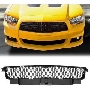 FREEMOTOR802 Compatible with 2012-2014 Dodge Charger SRT8 Front Lower Grille W/ACC, PP Black OE Factory Style Front Bumper Mesh Lower Radiator Grill With Adaptive Cruise Control in Saudi Arabia