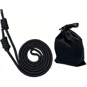 【Heavy Weighted Jump Rope 450g & Flow Rope 2-in-1】13.8ft/4.2m Full Length Braided Polyester Fitness Rope for Cardio, Strength Training - Full Body Exercise for Home Gym，boxing jump rope men in Saudi Arabia