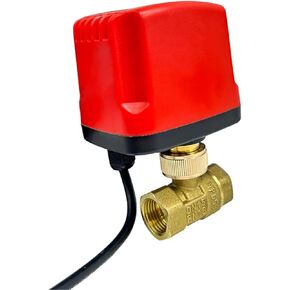 Motorized Ball Valve 3-Wire Or 2 Wire Brass Electric Ball Valve Big Torque Metal Motor 1Pcs(1/2",24VDC_CR02) in Saudi Arabia