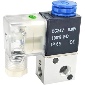 3V1-06 3V1-M5 Pneumatic Control Solenoid Valve 3 Port 2 Position Two-Position Three-way Cylinder Reversing Air Valves 10Pcs(10PCS 3V1-M5,AC24V) in Saudi Arabia