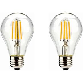 LED Light Bulbs Warm White 2700K 2W 3V A60 A19 E26/E27 Edison Screw Base 20W Equivalent for for Outdoor Solar Lights,Pack of 2 in Saudi Arabia
