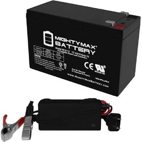 Mighty Max Battery 12V 9AH SLA Battery for Lowrance Elite-4x Fishfinder + 12V Charger in Kuwait