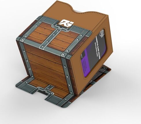 (صندوق الكنز) أكثر من 100 بطاقة فنية مخصصة TCG/MTG Commander Deck Box مع مساحة تخزين in Kuwait