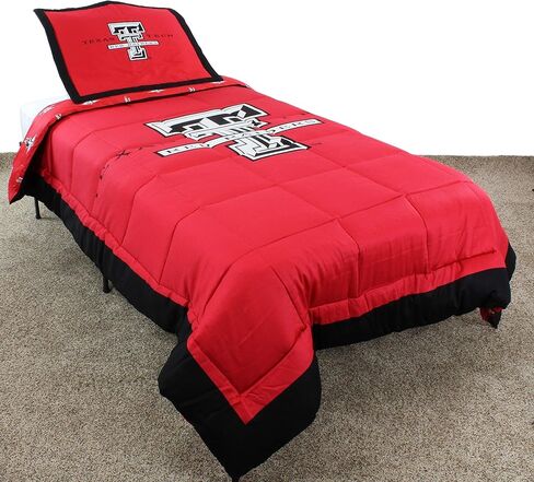 College Covers Texas Tech Red Raiders Reversible Comforter Set - King in Saudi Arabia