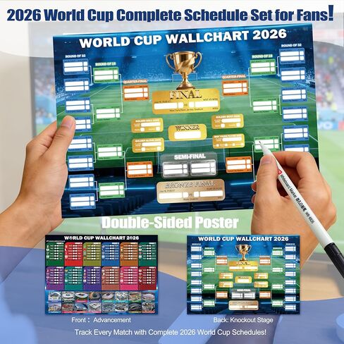 مجموعة مشجعي كرة القدم لكأس العالم 2026 مكونة من 6 قطع، سلع كأس العالم لملحقات المشجعين، العلم، ملصقات الوشم المؤقتة، ملصق السوار والجدول الزمني، مجموعة بسيطة لمشجعي كرة القدم لمشاهدة المباريات (الولايات المتحدة) in Kuwait