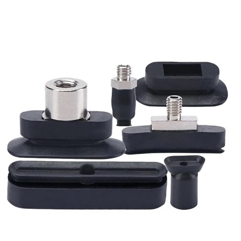 1pc -ZP2 Pneumatic Oval Long Strip Vacuum Suction Cup Mmanipulator Accessories Ellipse Industrial Vacuum Chuck with Fitting Bracket(ZP2-T6x10WN-A5) in Saudi Arabia