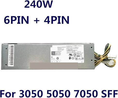 Power Supply for 3050 5050 7050 SFF 240W 6 +4 pin Desktop L240AM-02 B240AM-02 H240AS-02 4GJV9 04GJV9 in Saudi Arabia