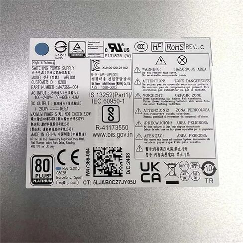 1 قطعة 300 واط امدادات الطاقة ل 3460 3660 XE4 3000 5000 7000 XE4 7010 7090 G12 G13 H300EPS-01 C8VJG in Saudi Arabia