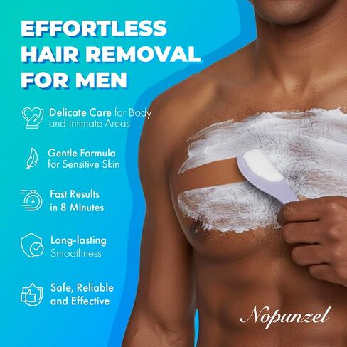 Nopunzel Hair Removal Cream, Hair Removal For Women And Men, Hair Removal Cream For Pubic Hair, Unwanted Hair in Underarms, Private Parts, Bikini Area, Painless Hair Remover, Skin Friendly & Fast & Effective, Women Hair Remover, 120g in Saudi Arabia