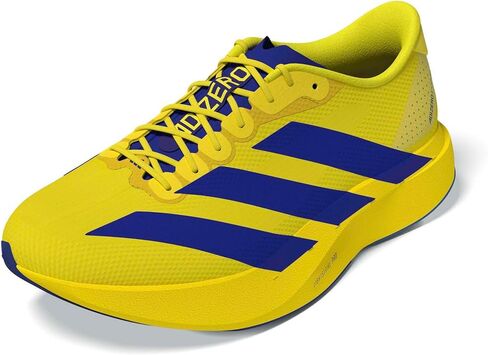 حذاء Adizero EVO SL للسيدات من adidas مصنوع من نسيج أصفر اللون باللون الأزرق الملكي/الحديد. 8.5 الولايات المتحدة in Saudi Arabia