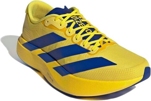 حذاء Adizero EVO SL للسيدات من adidas مصنوع من نسيج أصفر اللون باللون الأزرق الملكي/الحديد. 8.5 الولايات المتحدة in Saudi Arabia