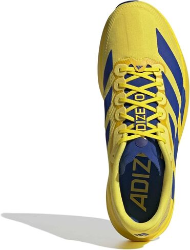 حذاء Adizero EVO SL للسيدات من adidas مصنوع من نسيج أصفر اللون باللون الأزرق الملكي/الحديد. 8.5 الولايات المتحدة in Saudi Arabia