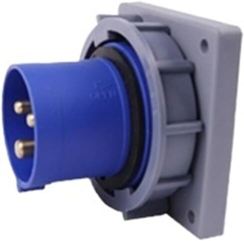 IP67 مقاوم للماء جهاز صناعي عكس التوصيل 16A 32A 3Pole 4Pole 5Pin جدار جبل لوحة موصل 220 380V (PaneI Plug 3P 16A) in Saudi Arabia