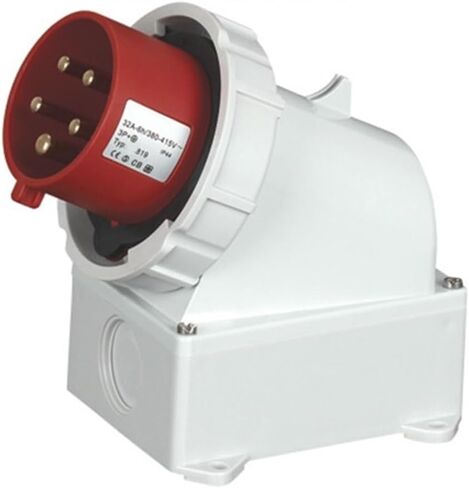 IP67 عكس المكونات مقاوم للماء الطيران الصناعي وموصل المقبس لرسو السفن 3-core 4-hole 5-core 16A / 32A الراقية (لوحة Plug4P 16A) in Saudi Arabia