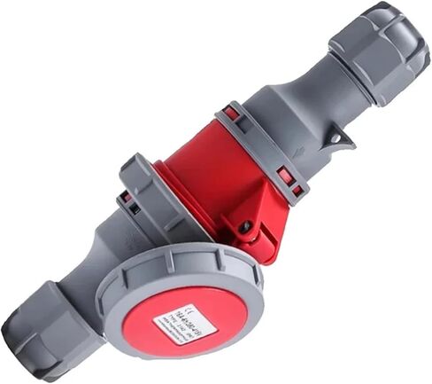 63A 125A IP67 220V 380V Industrial Male Female Plug and Socket 3P/4P/5P Electrical ConnectorWall Mounted(Plug,125A-4P) in Saudi Arabia