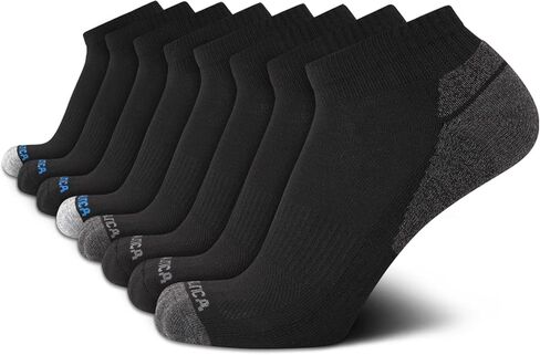 Nautica Men's Athletic Socks - Cushioned Quarter Cut Ankle Socks (8 Pack) in Kuwait