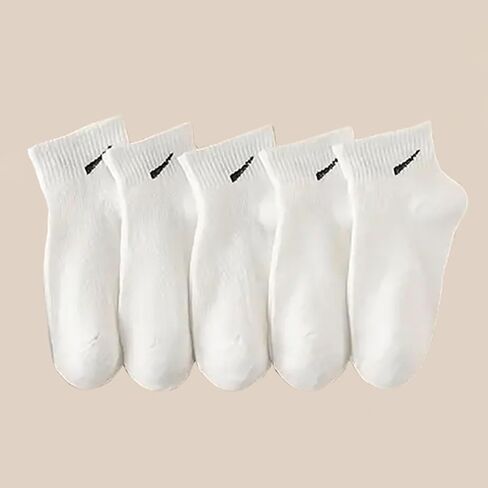 Ankle Socks 5 Pairs Thick Terry Cotton Socks for Men Women Athletic Sports Daily Wear in Saudi Arabia
