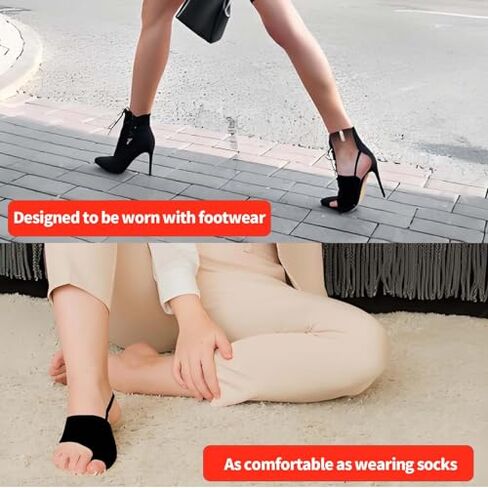 2PCS Bunion Corrector for Women & Men, Big Toe Straightener with Adjustable Splint, Breathable Bunion Relief Sleeve & Toe Spacers, Comfortable Hammer Toe Corrector for Day Night Use in Saudi Arabia