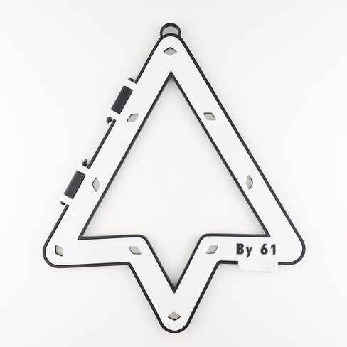 Magic Rack Carrying Case Hard Template Sheet Holder/Carrier 9/10 Ball (White) in Saudi Arabia