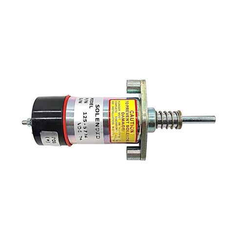 125-5774 مفتاح صمام الملف اللولبي لإيقاف تشغيل المحرك لمحركات الحفارات E32B، 325C، 3114، 3126 in Saudi Arabia