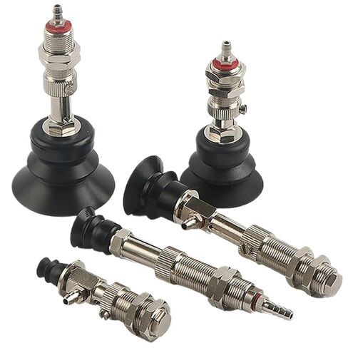1pc Vacuum Sucker VP10RSN/VP20BSN Silicone Double Multi-Layer Nozzle Injection Molding Machine Manipulator Accessories(VP6R,Black) in Saudi Arabia
