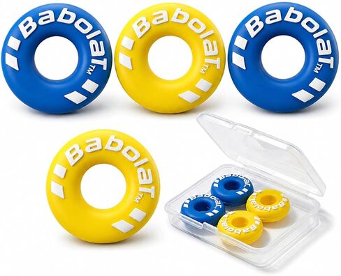 Tire-Shaped Tennis Racket Vibration Dampener, 6-Pack, Shock Absorbers for Racquet Strings, Reduces Vibration and Noise, Durable Rubber in Saudi Arabia