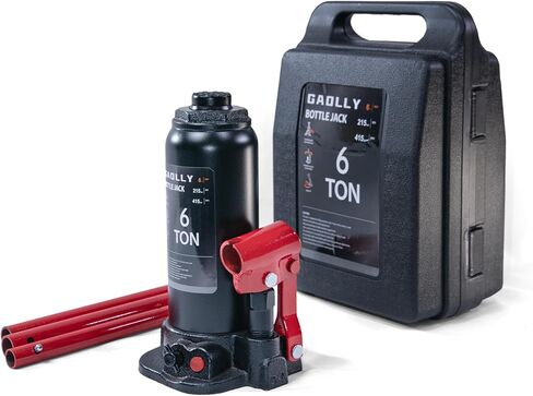 2 Ton (4,400 LBs) Hydraulic Car Bottle Jack for Auto Repair and House Lift, with Case, Black in Kuwait