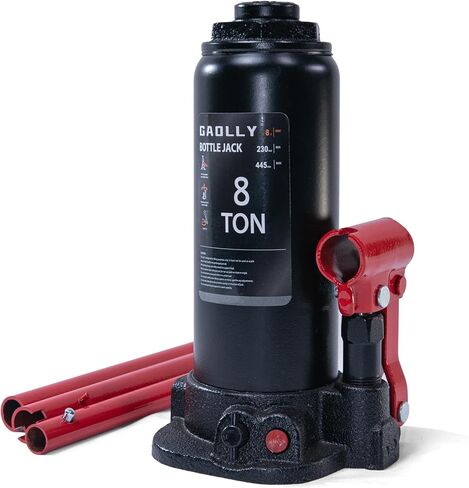 2 Ton (4,400 LBs) Hydraulic Car Bottle Jack for Auto Repair and House Lift, with Case, Black in Kuwait