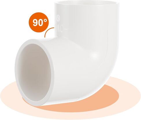 30 قطعة كوع 3/4 بوصة 90 درجة، تجهيزات أنابيب PVC SCH40، موصل زاوية قائمة باتجاهين للأثاث، الدفيئة، هيكل دعم الحديقة in Kuwait