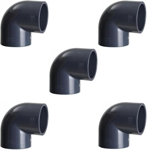 (5 pack) ERA Sch 80 PVC 2 Inch 90 Degree Elbows, Socket in Saudi Arabia