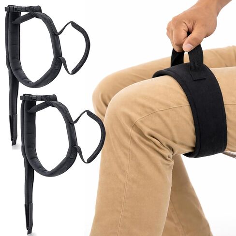 Vive Thigh Lifter Strap - Pull Up Assistance Band - Medical Equipment With Padded Wrist Tool For Leg Movement - Transfer Device For Limited Mobility - Knee Recovery - For Elderly, Senior And Disabled in Saudi Arabia