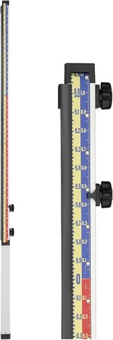 GR1000 10'' قضيب درجة القراءة المباشرة، قضبان الارتفاع الحقيقية من 5'10-1/2'' إلى 10'1-3/4'' ميزات مع قطع وملء، قياسات طول 10 أقدام بالقدم، والأعشار، والمئات in Kuwait