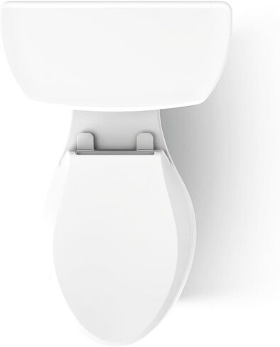 KOHLER K-25224-0 Highline Tall Two-Piece Elongated Toilet with Left-Hand Trip Lever, Elongated Toilet Bowl, 1.28 GPF, White in Saudi Arabia