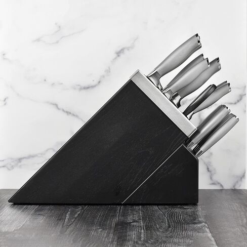 مجموعة سكاكين شحذ ذاتية مكونة من 20 قطعة من Henckels Forged Modernist - كتلة سكاكين سوداء in Kuwait