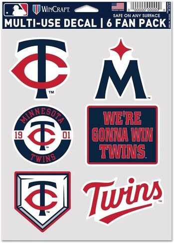 Minnesota Twins Multi Use 6 Fan Pack in Saudi Arabia