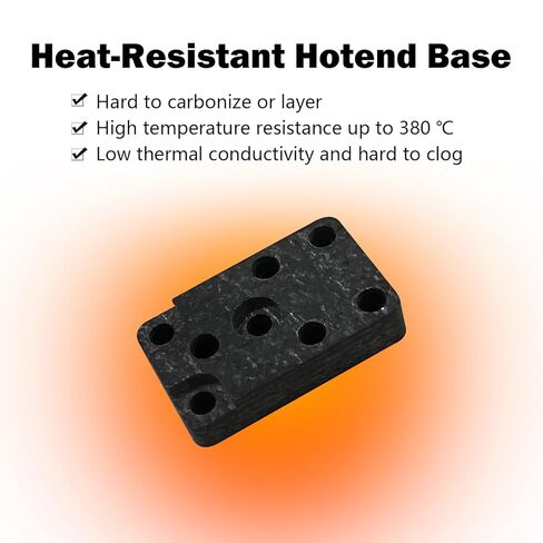 HzdaDeve 2PK Heating Assembly Kit for A1 Mini/A1 Hot End Heating Component with Heater Cartridge and Thermistor Temperature Sensor Heat-Insulating Base Clip for Bambu Lab 3D Printer Accessories in Saudi Arabia
