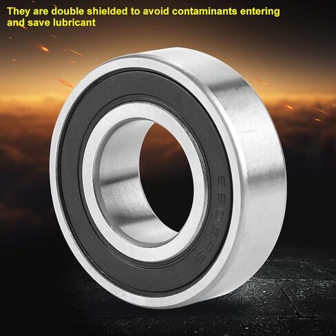 10Pcs Double Rubber Seal Bearing, Seal Deep Groove Ball Bearings, Steel Plate Deep Groove Ball Bearings for Replacement in Saudi Arabia